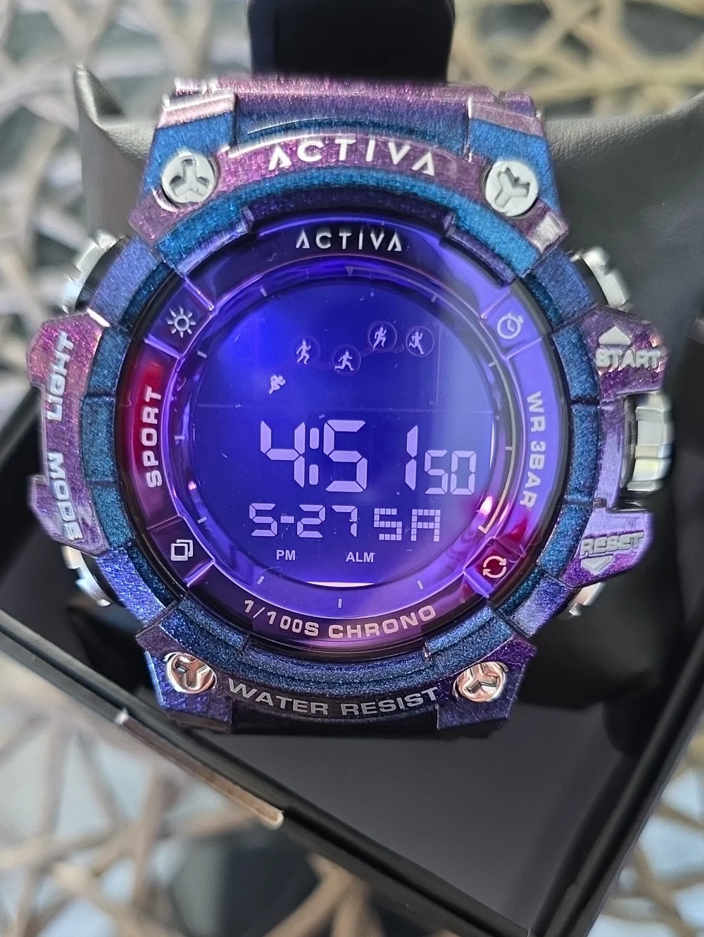 294. Activa X Invicta Digital Unisex Watch - 50mm. Iridescent purple ACW8082-02